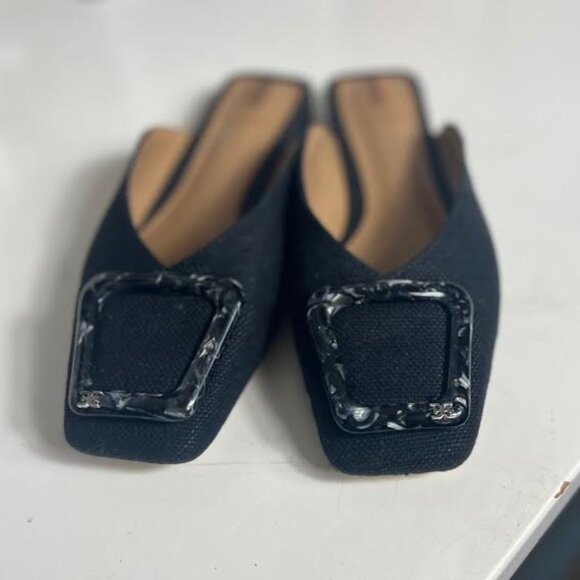 Sam Edelman Lavina Buckle Mules in Black - Size 8 - Picture 9 of 9